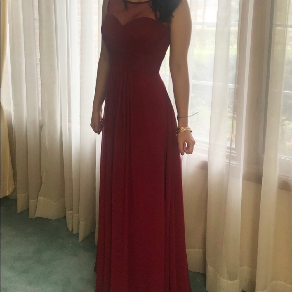 Burgundy Prom/Bridesmaid Dress
